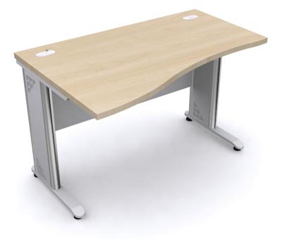 โต๊ะทำงานขาเหล็ก S-SHAPE DESK
